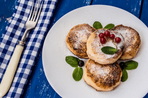 Cheesecakes in de pan in Ducan